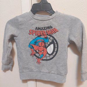 Kid's grey Spiderman sweatshirt